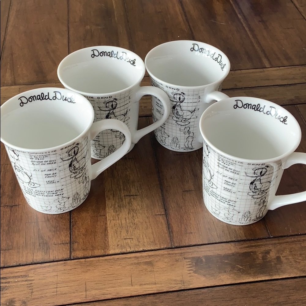 Donald Duck sketchbook mugs